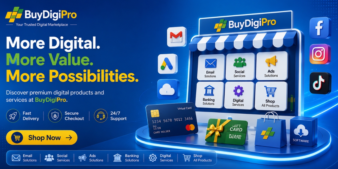 BuyDigiPro digital products and services marketplace banner