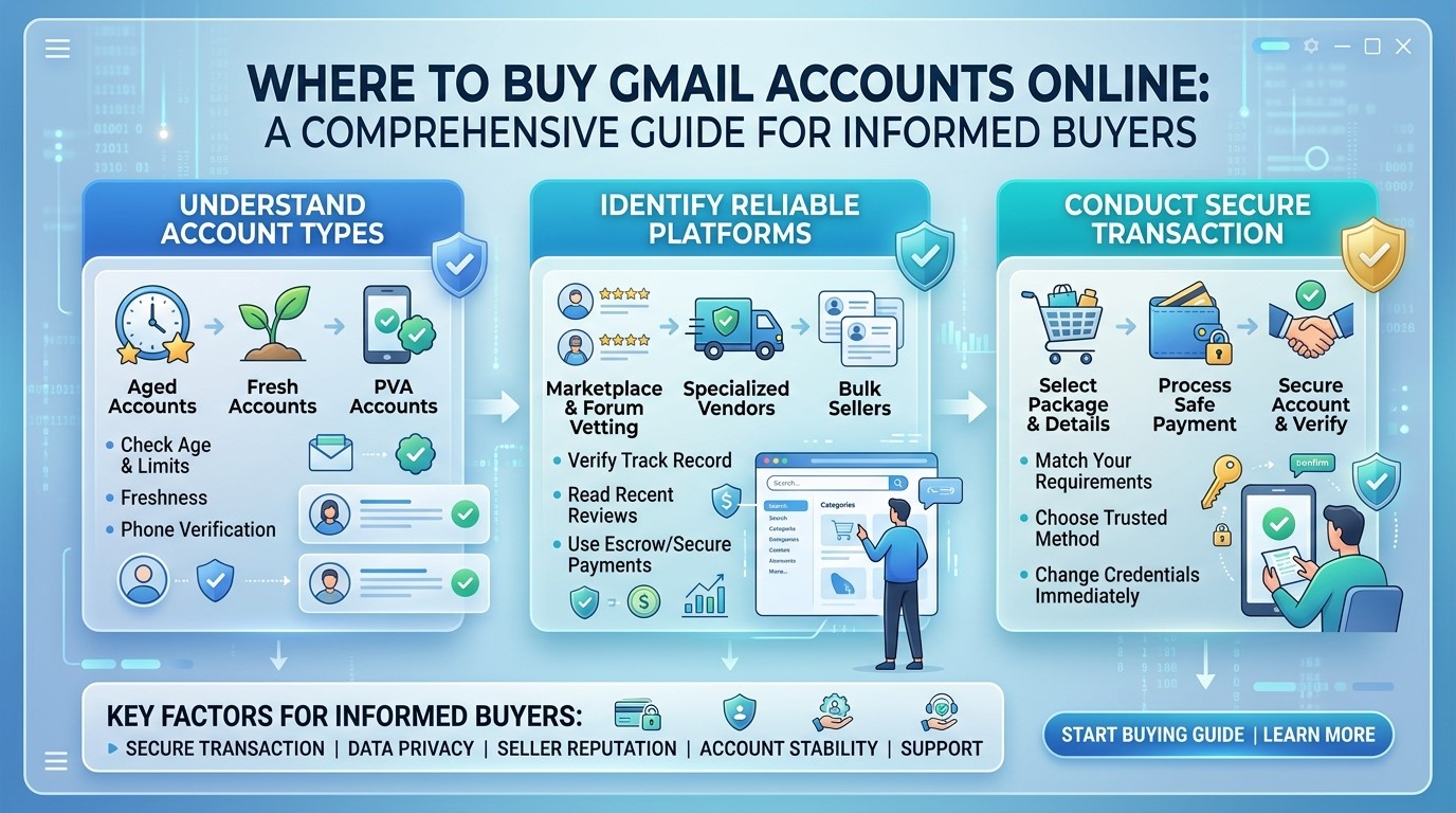 Where to Buy Gmail Accounts Online: A Comprehensive Guide for Informed Buyers